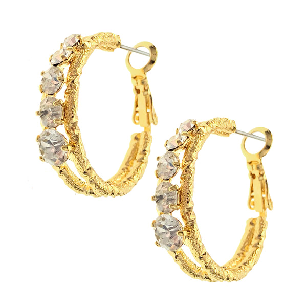 Crystalized Hoops