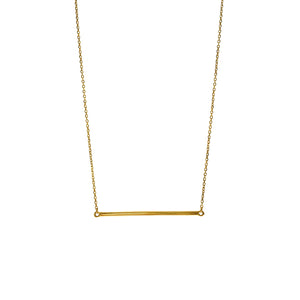 Gold Vermeil Barre Necklace